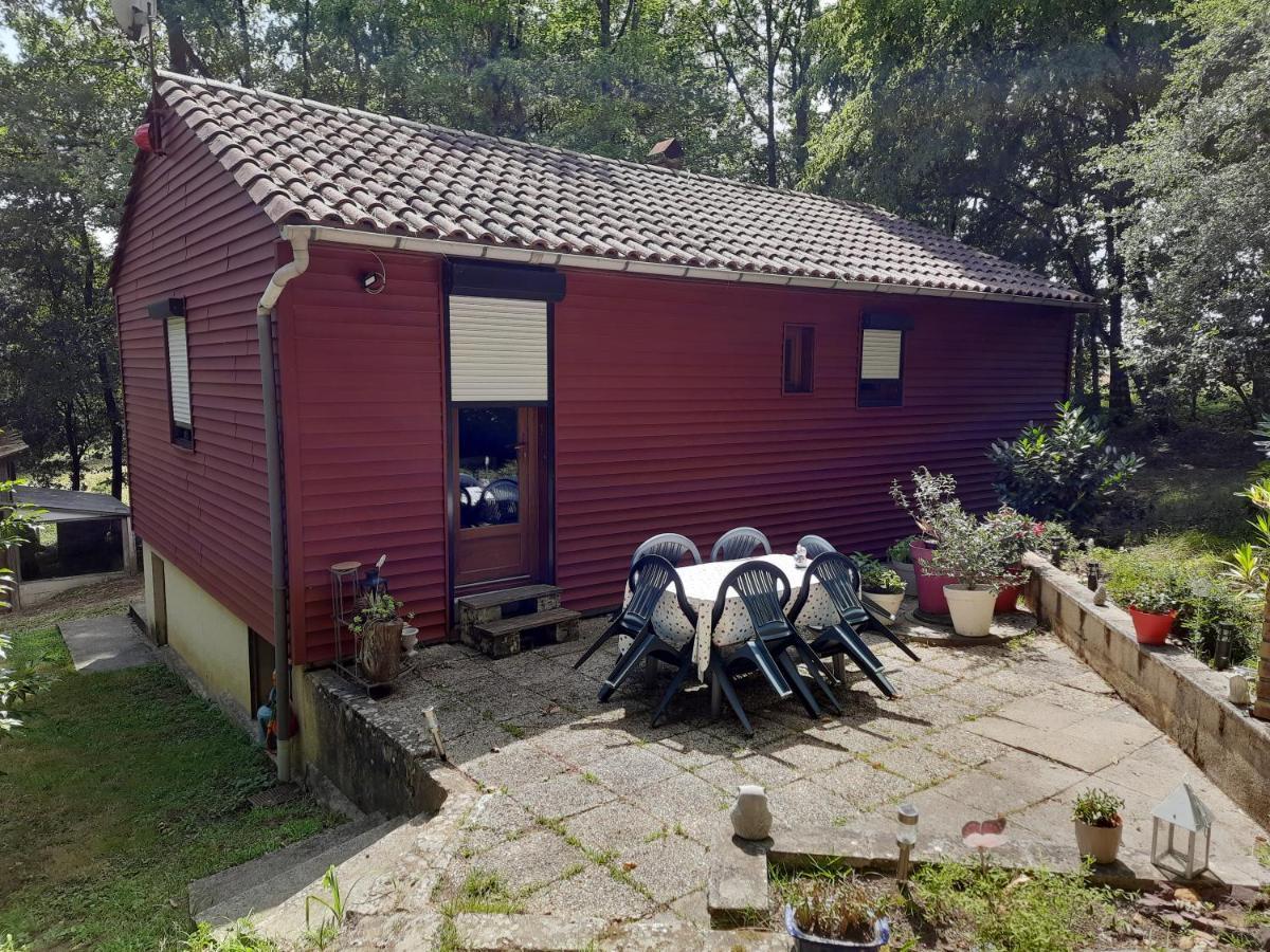 Chalet isolé a 2km de Sarlat Villa Saint-Andre-d'Allas Exterior foto